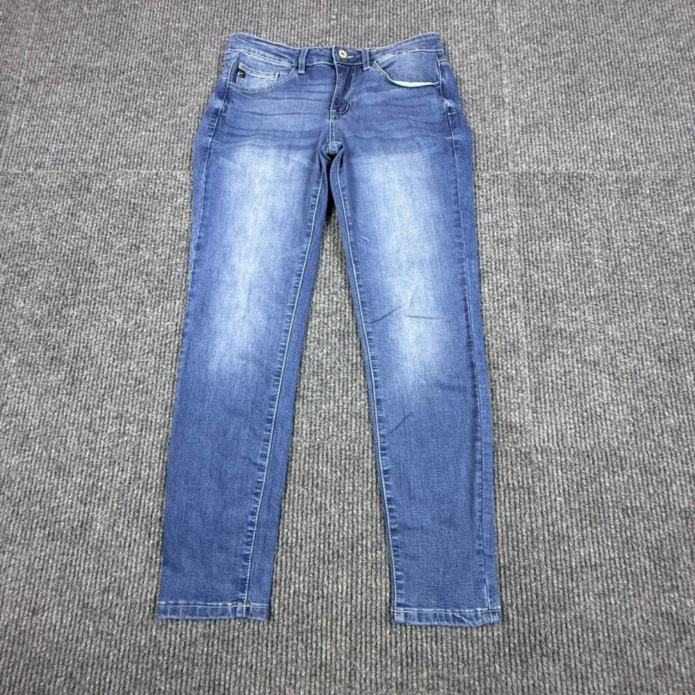 KanCan Medium Wash Mid Rise Skinny Jeans Womens Size 7/27 Blue Denim KC11214CHD